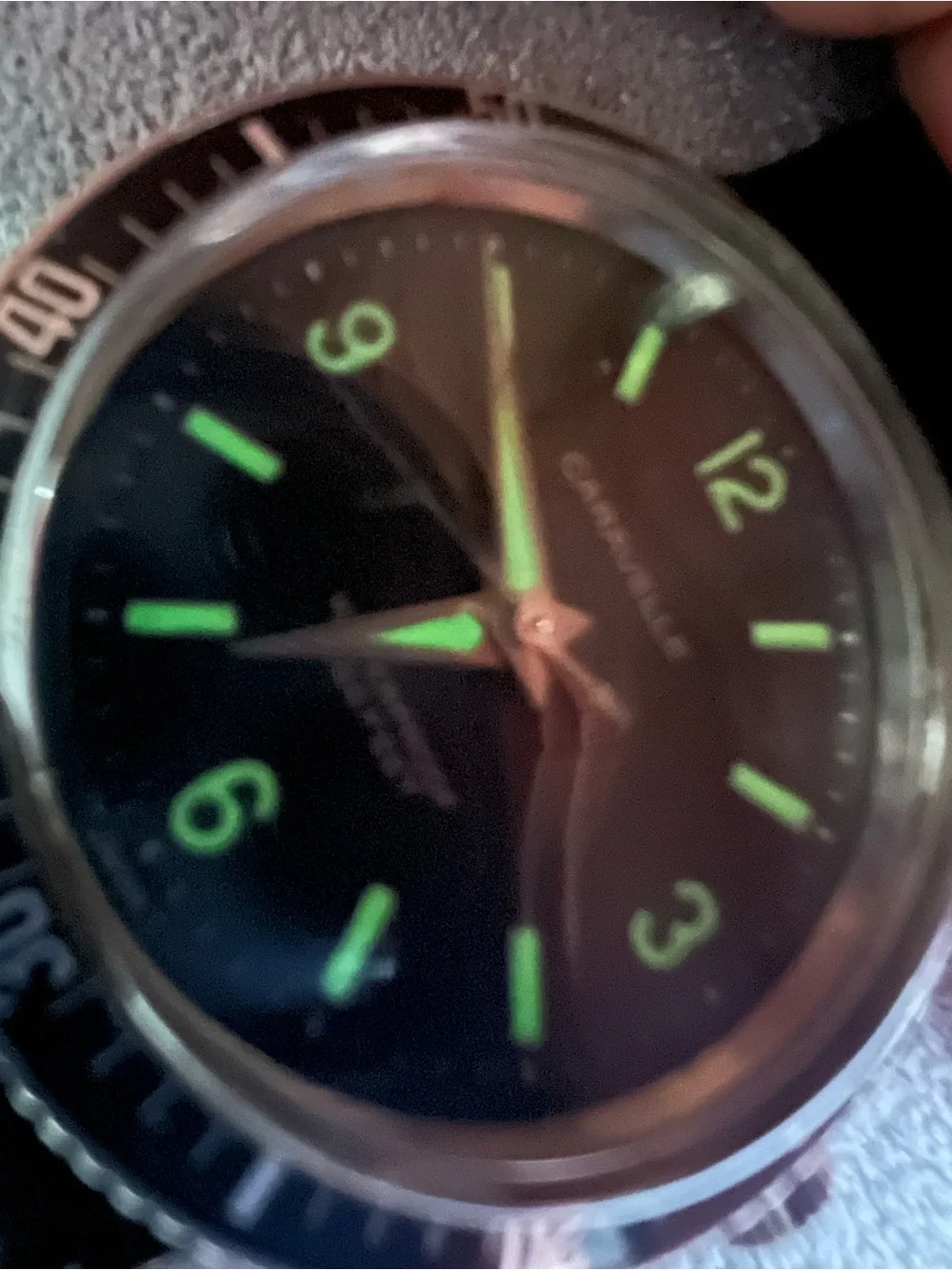 Vintage 1966 Caravelle Sea Hunter 666 Devil Diver Watch M6 Cal 11DP Run Serviced
